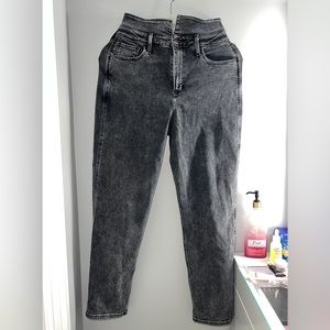 Black Hollister High-Rise Mom Jeans